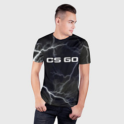 Футболка спортивная мужская CS GO, цвет: 3D-принт — фото 2