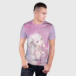 Футболка спортивная мужская Эмилия, цвет: 3D-принт — фото 2