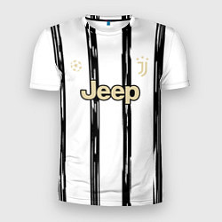 Мужская спорт-футболка Juventus Home Authentic style 202122