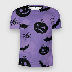 Мужская спорт-футболка Фиолетовый хэллоуин