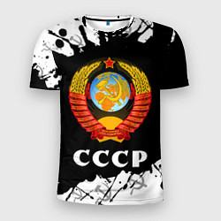 Футболка спортивная мужская СССР USSR, цвет: 3D-принт