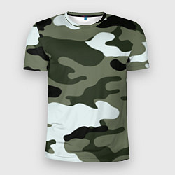 Футболка спортивная мужская Camouflage 2, цвет: 3D-принт