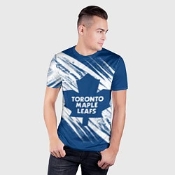 Футболка спортивная мужская Toronto Maple Leafs,, цвет: 3D-принт — фото 2