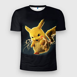 Футболка спортивная мужская Pikachu Pika Pika, цвет: 3D-принт