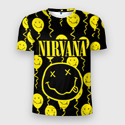 Футболка спортивная мужская NIRVANA, цвет: 3D-принт