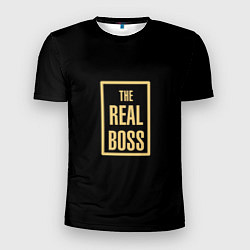 Мужская спорт-футболка The Real Boss