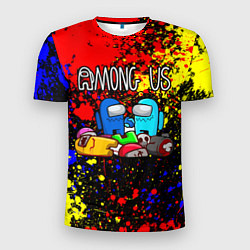 Футболка спортивная мужская AMONG US, цвет: 3D-принт