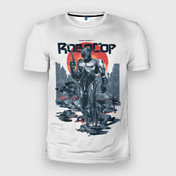 Футболка спортивная мужская Робот полицейский, цвет: 3D-принт
