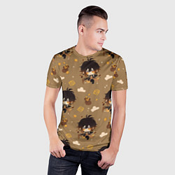 Футболка спортивная мужская Чиби Чжун Ли, цвет: 3D-принт — фото 2