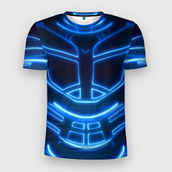 Футболка спортивная мужская Неоновая броня Neon Armor, цвет: 3D-принт