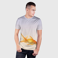 Футболка спортивная мужская Золотая рыбка, цвет: 3D-принт — фото 2
