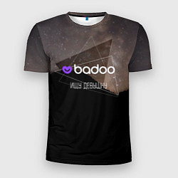 Мужская спорт-футболка Badoo Баду Ищу девушку