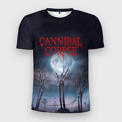 Футболка спортивная мужская Cannibal Corpse Труп Каннибала Z, цвет: 3D-принт