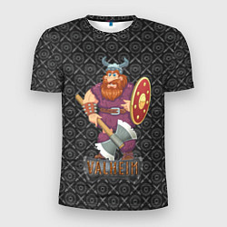 Мужская спорт-футболка Valheim Викинг