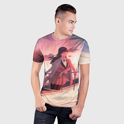Футболка спортивная мужская Kakegurui Yumeko Jabami art, цвет: 3D-принт — фото 2