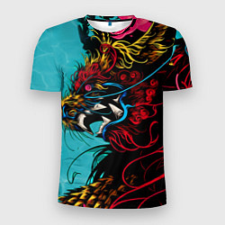 Футболка спортивная мужская Дракон Dragon, цвет: 3D-принт