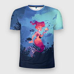 Мужская спорт-футболка Mermaid Русалочка Z