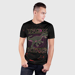 Футболка спортивная мужская T-rex KING, цвет: 3D-принт — фото 2