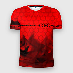 Мужская спорт-футболка Audi - Racing Line