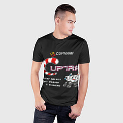 Футболка спортивная мужская CupHead x Contra, цвет: 3D-принт — фото 2