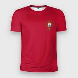 Футболка спортивная мужская Portugal home, цвет: 3D-принт