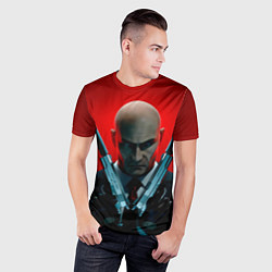 Футболка спортивная мужская Agent here, цвет: 3D-принт — фото 2