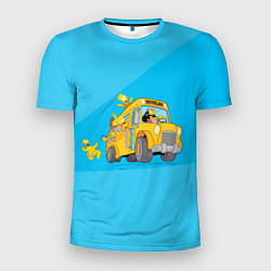 Мужская спорт-футболка Автобус в Неверленд