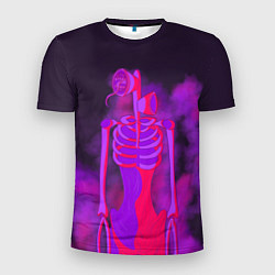 Мужская спорт-футболка СИРЕНОГОЛОВЫЙ НЕОН