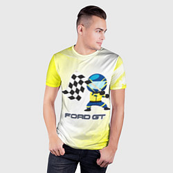 Футболка спортивная мужская Ford - Racing, цвет: 3D-принт — фото 2