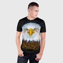 Футболка спортивная мужская Белоголовый орлан, цвет: 3D-принт — фото 2