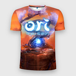 Мужская спорт-футболка Ori and the Will of the Wisps Ори и Блуждающие ого