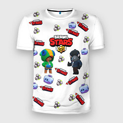 Мужская спорт-футболка BRAWL STARS STICKERBOMBIG