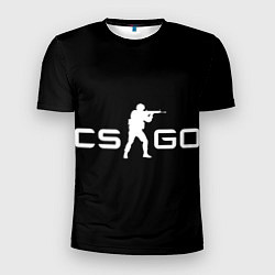 Футболка спортивная мужская Логотип Counter Strike Global Offensive, цвет: 3D-принт