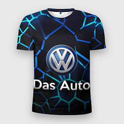 Футболка спортивная мужская Volkswagen слоган Das Auto, цвет: 3D-принт