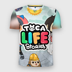 Футболка спортивная мужская Toca Life: Stories, цвет: 3D-принт
