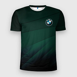 Футболка спортивная мужская GREEN BMW, цвет: 3D-принт