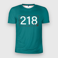 Мужская спорт-футболка Игрок в кальмара 218