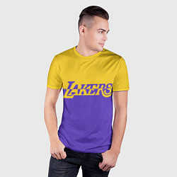 Футболка спортивная мужская KobeBryant Los Angeles Lakers,, цвет: 3D-принт — фото 2