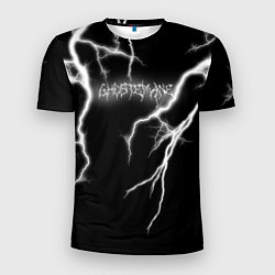 Футболка спортивная мужская GHOSTEMANE Lightning Гостмейн Молния Надпись, цвет: 3D-принт