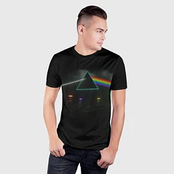 Футболка спортивная мужская ПИНК ФЛОЙД PINK FLOYD LOGO, цвет: 3D-принт — фото 2