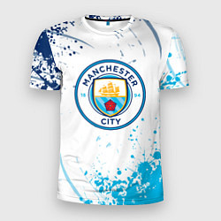 Футболка спортивная мужская Manchester City - Футбольный клуб, цвет: 3D-принт