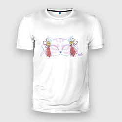 Футболка спортивная мужская Маска бакэнэко, цвет: 3D-принт