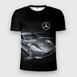 Футболка спортивная мужская Mercedes-Benz motorsport black, цвет: 3D-принт