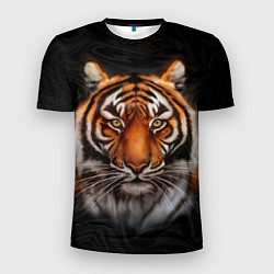 Футболка спортивная мужская Реалистичный тигр Realistic Tiger, цвет: 3D-принт