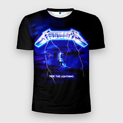 Футболка спортивная мужская Ride the Lightning - Metallica, цвет: 3D-принт
