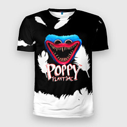 Футболка спортивная мужская Poppy Playtime Перья, цвет: 3D-принт