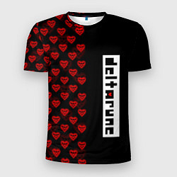 Мужская спорт-футболка HALF PATTERN DELTARUNE LOGO