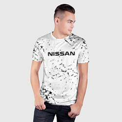 Футболка спортивная мужская Nissan ниссан, цвет: 3D-принт — фото 2