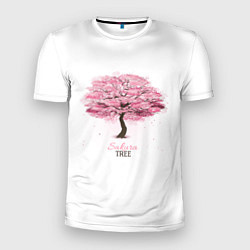 Мужская спорт-футболка Sakura Tree