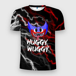 Мужская спорт-футболка Huggy Wuggy - Молния с грозой